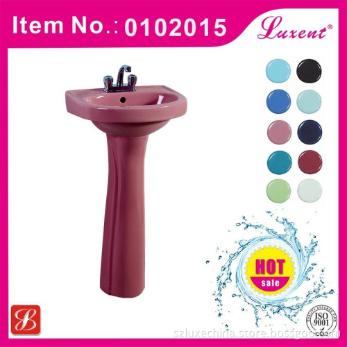 Excellent quality Porcelain Toilet Room Indoor Pedestal basin